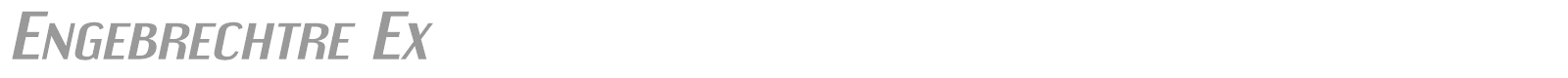 Engebrechtre font preview